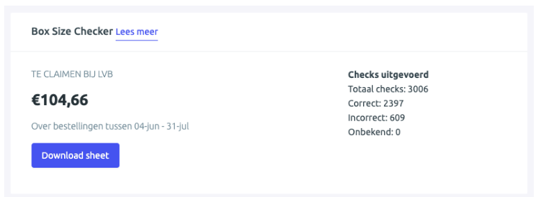 Box Size Checker
